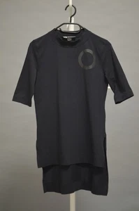 Women's Y-3 T-Shirt Jsy Collar Adidas Yohji Yamamoto asymmetric avant garde Sz S - Picture 1 of 8