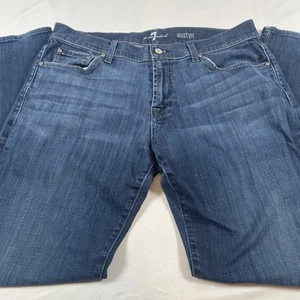 7 For All Mankind Jeans Mens 36x31 Blue Austyn Relaxed Stretch Denim Preppy - Imagen 1 de 11