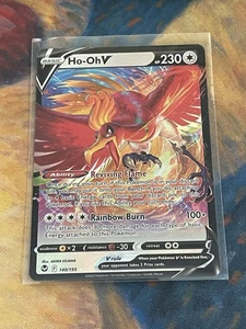 Ho-Oh V 140/195 Swsh12: Sword & Shield - Silver Tempest Holo - Picture 1 of 2