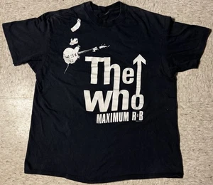 Vintage 1989 The Who Maximum R&B Vintage  T Shirt Single Stitch Size Medium GUC - Picture 1 of 9