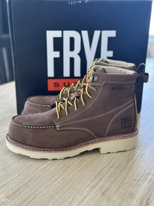 "Bota de trabajo Frye Supply para hombre punta de acero impermeable nueva en caja 6"" puntera sin usar 10 W" - Imagen 1 de 6