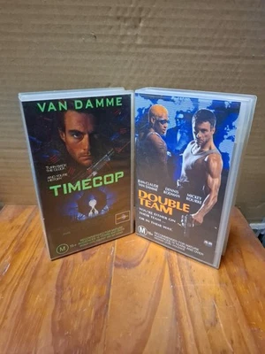 Van Damme Vhs Set Of 2 Timecop+ Double team(Tested) - Image 1 of 4