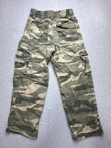 Vintage GAP Cargo Pants Boys 10 Camouflage Camo Utility SPR'05 2000s Y2K - Picture 1 of 14