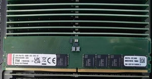Kingston 32GB DDR5 5600 ECC EC4 UDIMM RAM 2Rx8 PC5-5600B-EE0 made by SK hynix IC - Picture 1 of 1