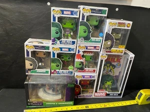 Funko Pop! Marvel SHE-HULK Jennifer 9 fig lot 147 1127 792 1128 301 1286 231 07 - Picture 1 of 16
