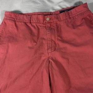 Vineyard Vines Herren rosa rot vorne flach Club Short 8,5" Chino Shorts - Größe 35 - Bild 1 von 12
