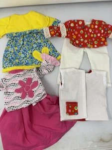 Set 3 Sommer Outfits für 18" American Girl Puppe Mod Retro Blume Vintage Handarbeit - Bild 1 von 14