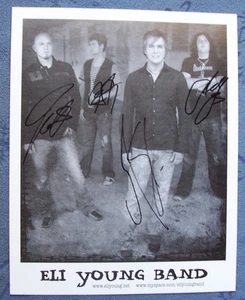 Eli Young Band...Autographed Signed...Orig Autograph 8 X 10 B/W  Photo - Picture 1 of 2