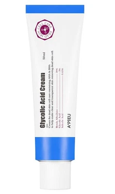 Crema de ácido glicólico, 1,69 fl oz (50 ml) gel exfoliante facial coreano... Foto 1 de 4