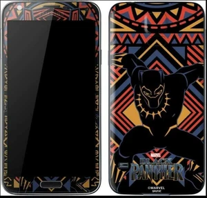 Marvel Black Panther Tribal Print Galaxy S5 Skinit Phone Skin NEW - Picture 1 of 2