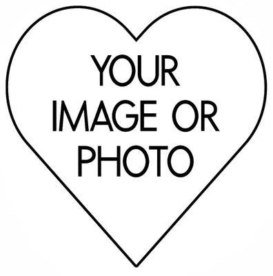 SWEET AS SUGAR MANDY 7 or 8 Inch Heart Shaped, Personalised, Bespoke Cake Topper, Your Image