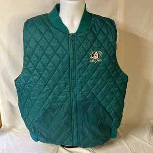 Vintage Slap Shot Herren Weste NHL Hockey Anaheim Mighty Ducks Medium kostenloser Versand! - Bild 1 von 9