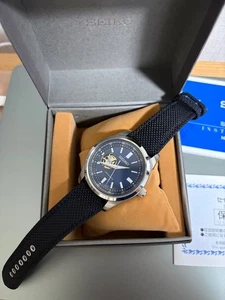 Seiko Selection SCVE051 Automatic Watch Navy No Customs Fees US - Picture 1 of 6