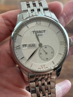Tissot Le Locle Automatic Watch Men 39mm Silver Dial Pre-Owned - Image 1 of 4