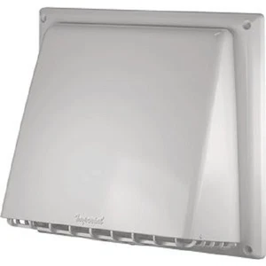 (6)-Imperial 6 In. - 7 In. White Plastic Kitchen Wall Exhaust Vent Cap VT0755 - Picture 1 of 1