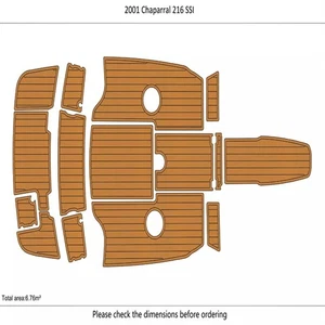 2000-2003 Chaparral 216 SSI Cockpit Swim platform 1/4"6mm EVA foam floor - Picture 1 of 19