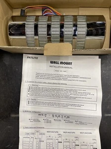 Patlite WE-502T-RYGBC Wall Mount Signal Tower Missing Mounting Screws Made Japan - Picture 1 of 4