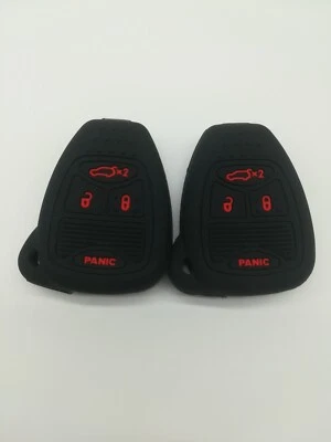 2*Cubierta de llave para Jeep Liberty Dodge Avenger Durango Charger Magnum Chrysler 200 Foto 1 de 4