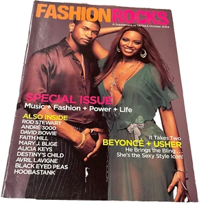 October 2004 Details Supplement Fashion Rocks Beyonce & Usher Cover - Picture 1 of 4