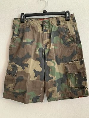 NWT Arizona Jeans Boy’s Cargo Shorts Sz 18 Camouflage Retail $34 (MW-58) - Image 1 of 4