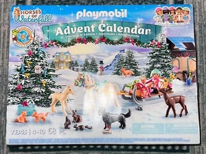 New Playmobil Advent Calendar Horses of Waterfall 71345 Christmas Sleigh - Picture 1 of 3