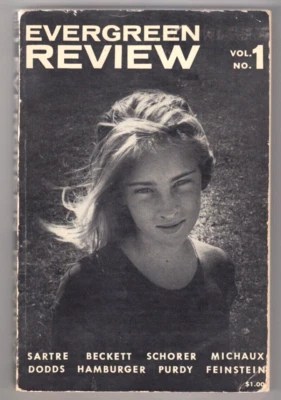 EVERGREEN REVIEW-1957 1ST ED OF THE AVANT-GARDE LITERARY ANTHOLOGY VG+ - Image 1 of 3