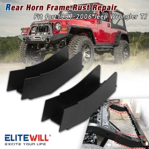 Juego de parachoques de reparación de óxido con marco de bocina trasera apto para Jeep Wrangler TJ 1997-2006 - Imagen 1 de 16