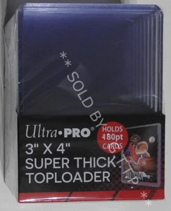 CARGADORAS SUPERIORES ULTRA PRO - 3 X 4 PULGADAS SÚPER GRUESAS 180PT(X10) - P&P GRATIS REINO UNIDO - Imagen 1 de 6