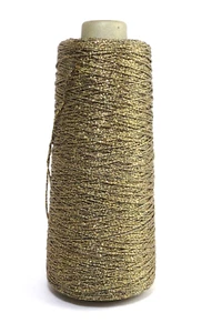 Kreinik Metallic Iron-On Thread Gilt Gold #6270  -#16 Braid 500M Cone - Picture 1 of 1