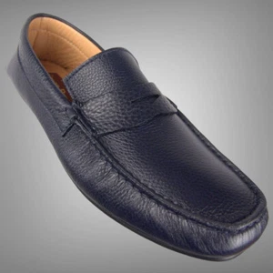 CLEARANCE CESARE PACIOTTI US 9 STYLISH LEISURE PENNY LOAFERS ITALIAN MENS SHOES - Picture 1 of 8