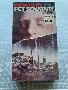 Stephen King's Pet Sematary VHS Factory Sealed! Paramount Watermarks 1991 Horror - Picture 1 of 5