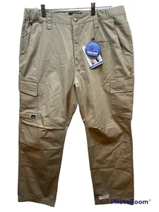 LA Police Gear, Urban OPS Hose mit Messingreißverschluss, 36 W x 32 L, Khaki Neu mit Etikett CCP1017 - Bild 1 von 14