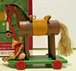 2000 Hallmark Ornament Special Edition PONY FOR CHRISTMAS repaint - Imagen 1 de 7