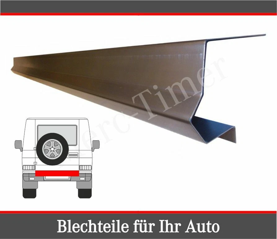 Chapa de reparación trasera Mercedes W460 W461 W463 Clase G Puch - Imagen 1 de 1