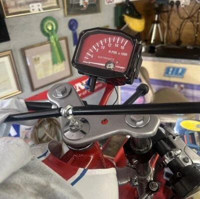 MOTOPLAT REVCOUNTER ROSSO 2 STROKE MOTORBIKE KART 16000 RPM - Image 1 of 4