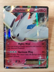 Togekiss EX 83/122 BREAKpoint quasi nuova carta Pokémon ultra rara - Foto 1 di 2