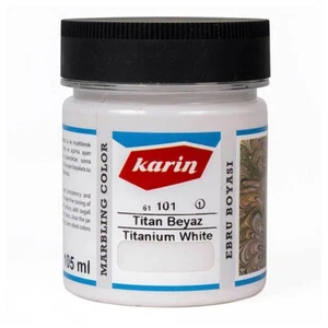 101- Ebru colors | marble color white | Ebru Boyasi beyaz | marbling color white