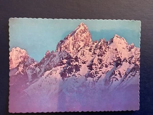 Postal Grand Teton Daybreak Cathedral Mountains A192 - Imagen 1 de 2