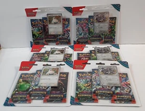 Pokemon Crepuscolo Mascherato 6x BLISTER da 3 BUSTE BUSTINE + PROMO ITA SEALED - Imagen 1 de 1