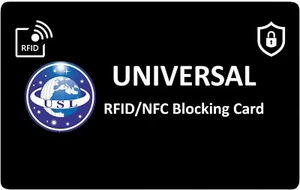 Universal RFID Blocking Credit Card Protector NFC Contactless Signal Blocker - Picture 1 of 4