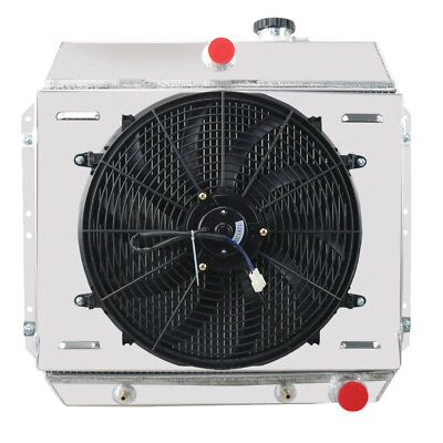 For 1949-1954 Chevrolet Bel Air Car Sedan Coupe 4Row Radiator Shroud fan Relay - Изображение 1 из 4