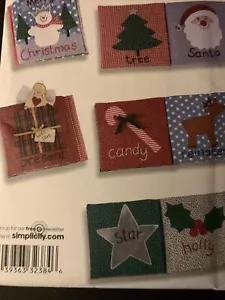 Simplicity CRAFT Pattern # 2726 Child's SOFT BOOK Christmas Holiday UNCUT/FF - Picture 1 of 3