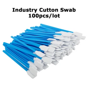100pcs Industry Cotton Micro Swab Dus Off Fiber Anti-static Laser Tools - Picture 1 of 12