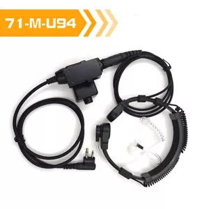 Anysecu U94 PTT Mic Earpiece Radio Tactical Headset for GP2000 GP2100 GP Series - Picture 1 of 12