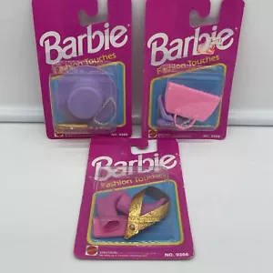 Accessori bambola Barbie 1992 nuovi con scatola #9366 borsa scarpe cappello tocchi moda - Foto 1 di 5