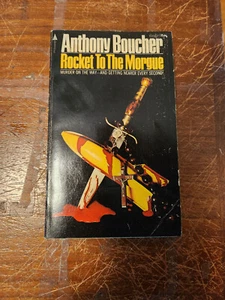 ROCKET TO THE MORGUE ANTHONY BOUCHER 1975 PYRAMID VINTAGE HORROR PB - Imagen 1 de 4