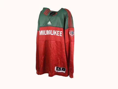 Milwaukee Bucks NBA Adidas Kids Youth Size Hooded Shirt Sweatshirt Style New Tag Cover