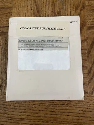 Dvoraks Guide To Telecommunications Computer Floppy Disk - Image 1 of 4