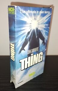 The Thing (1982) MCA Home Video 1987 VHS U.S Release Slipcase NTSC 