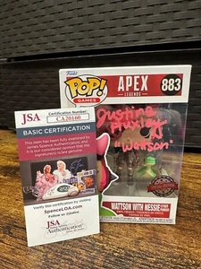 Funko Apex Legends Wattson firmado por Justine Huxley por JSA con Nessie GS con protector - Imagen 1 de 8